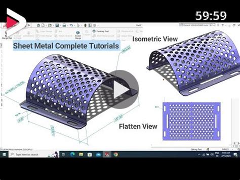 solidworks advanced sheet metal tutorial pdf|solidworks create sheet metal part.